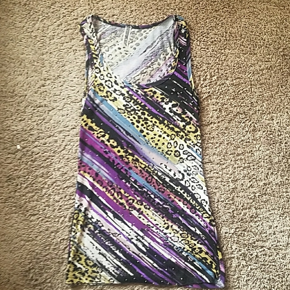 Animal print tank top